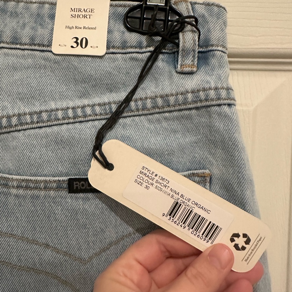 ROLLA'S Mirage Blue Jean Shorts